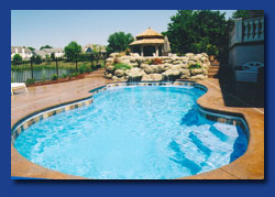 Tropical Island Pools - Free Form Pools
